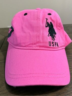U.S. Polo Assn. Hot Pink Embroidered Polo Cap